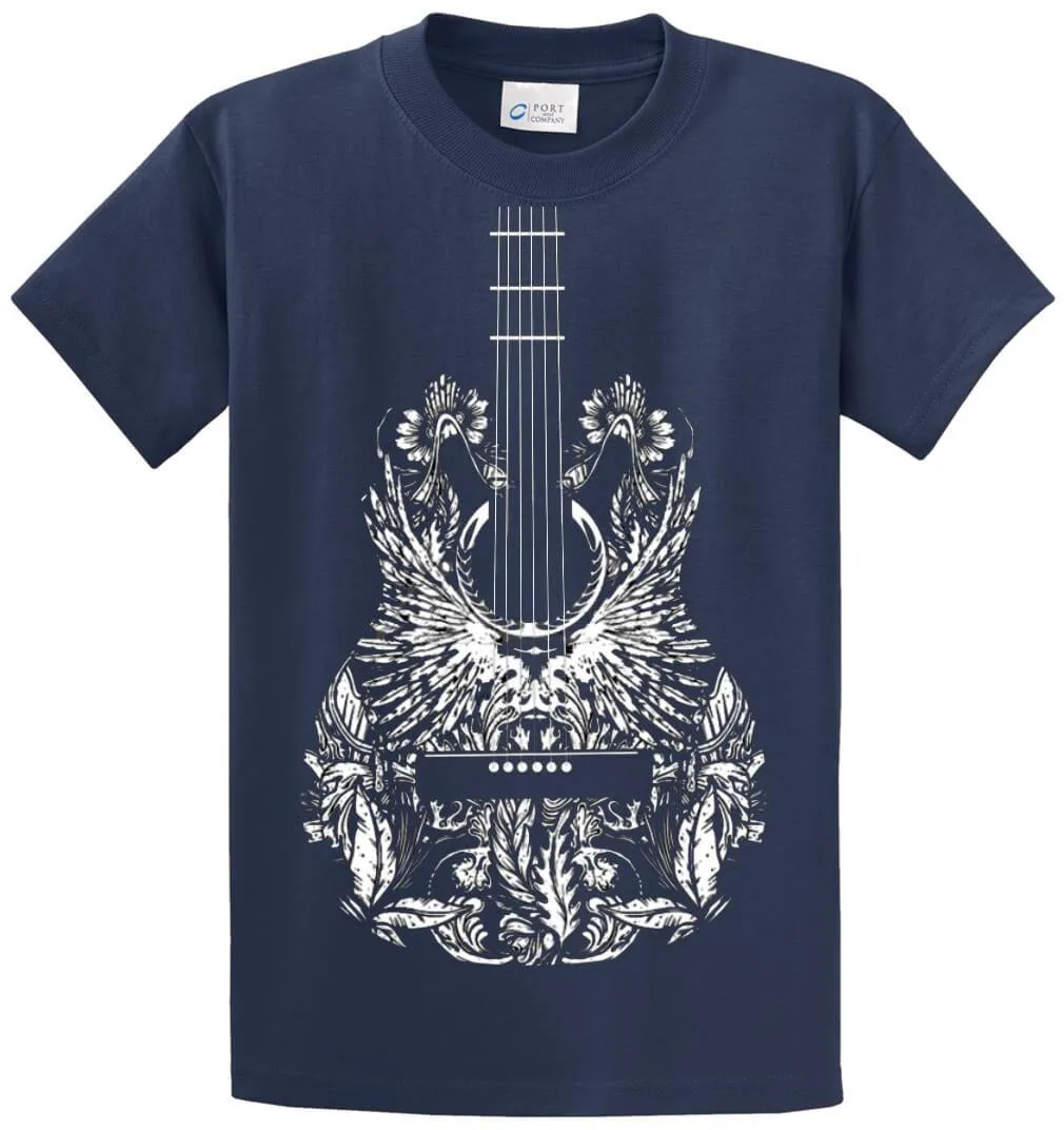 Bandana Guitar (Oversized) Printed Tee Shirt