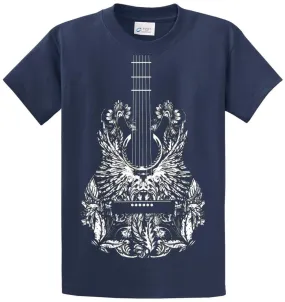 Bandana Guitar (Oversized) Printed Tee Shirt