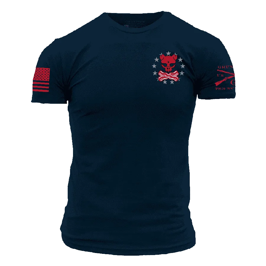 Barrel Bacon T-Shirt - Midnight Navy