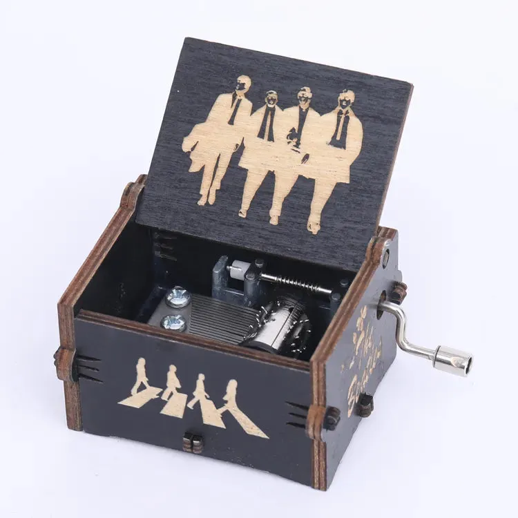 Beatles Music Box (Black) - Relive the Timeless Melodies of The Fab Four 🎸🎶