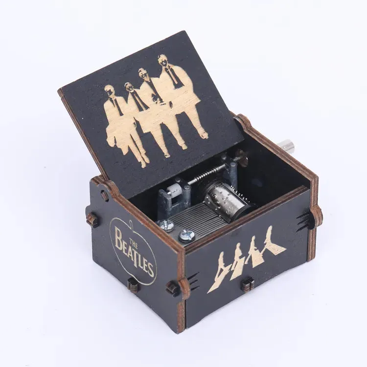 Beatles Music Box (Black) - Relive the Timeless Melodies of The Fab Four 🎸🎶