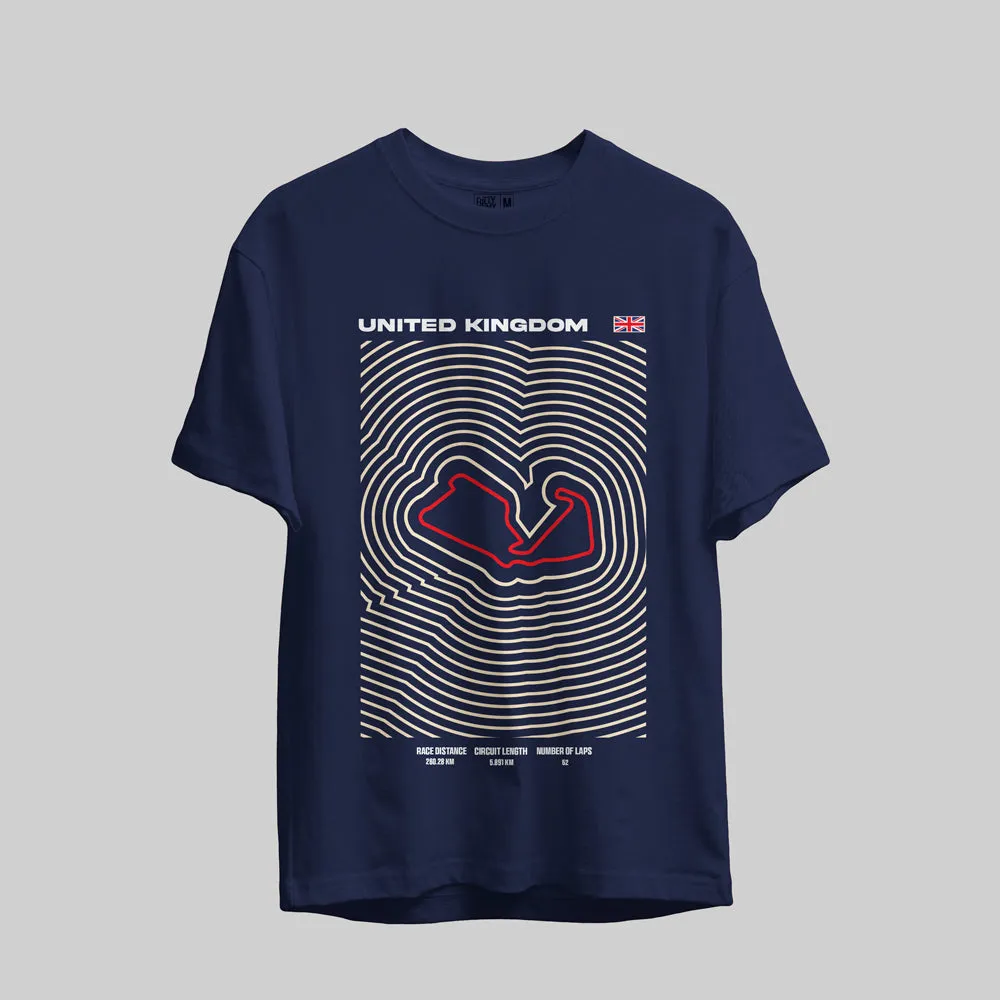 British Grand Prix Circuit Oversized T-Shirt