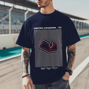 British Grand Prix Circuit Oversized T-Shirt