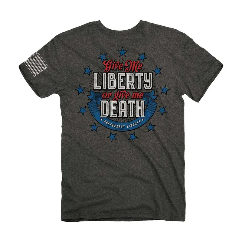 Buck Wear Liberty Or Death Graphic Tee