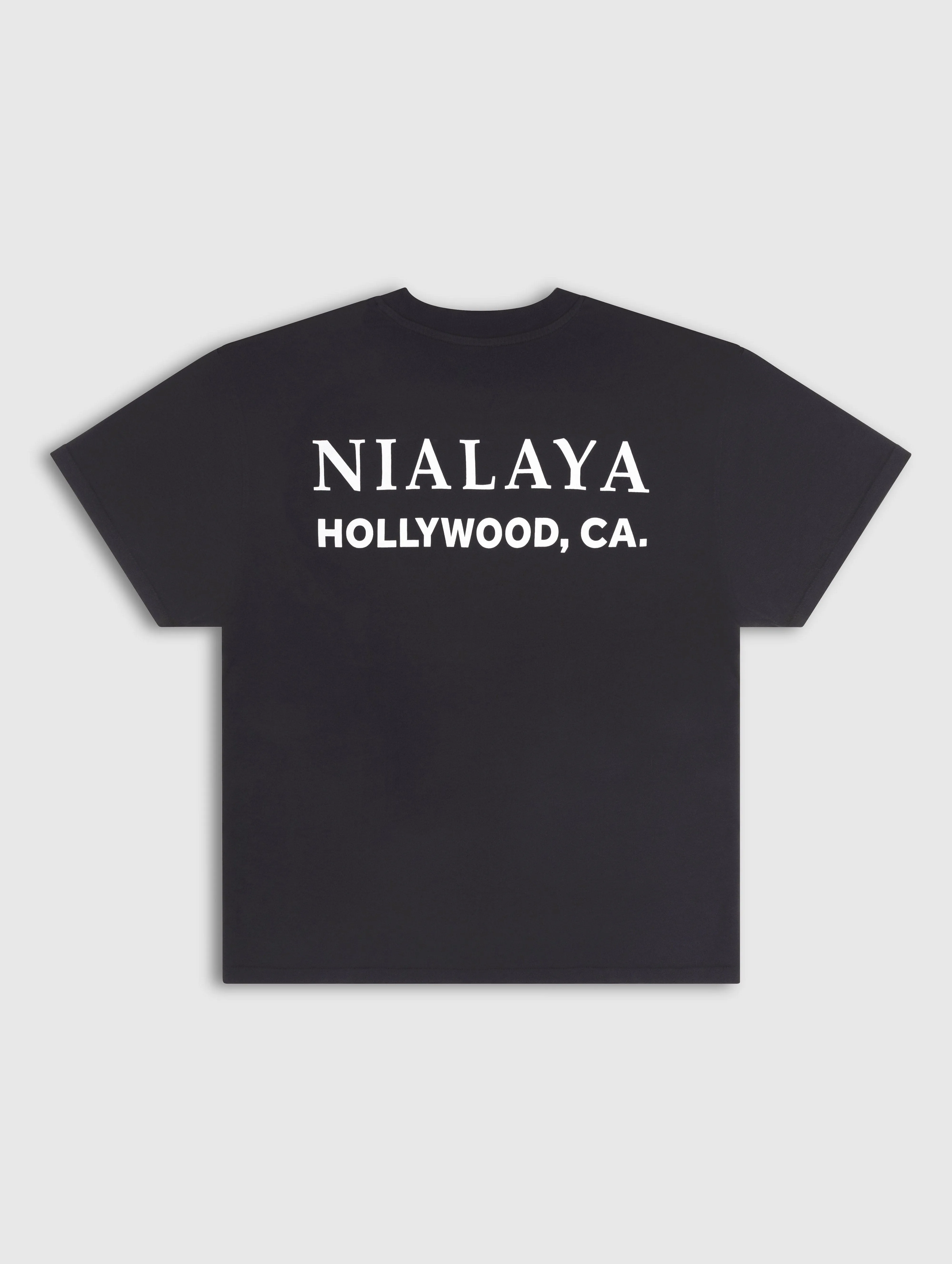 Classic Nialaya Logo Tee in Black