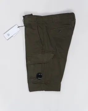 C.P. Company Stretch Sateen Cargo Pants / Ivy Green