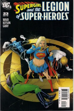 DC Comics SUPERGIRL & The Legion of Super-Heroes #23 Mark Waid Barry Kitson Cosmic Boy Element Lad Saturn Girl Light Lass Brainiac 5