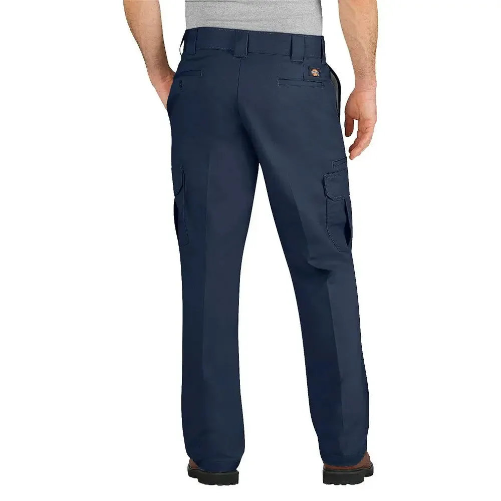 Dickies Men's Straight Leg Cargo Pants Wrinkle-Resistant Stain-Release