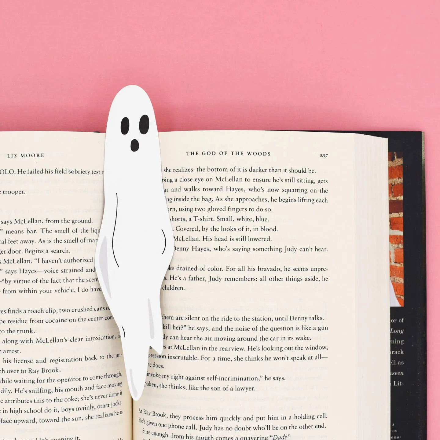 Die-Cut Ghost Bookmark