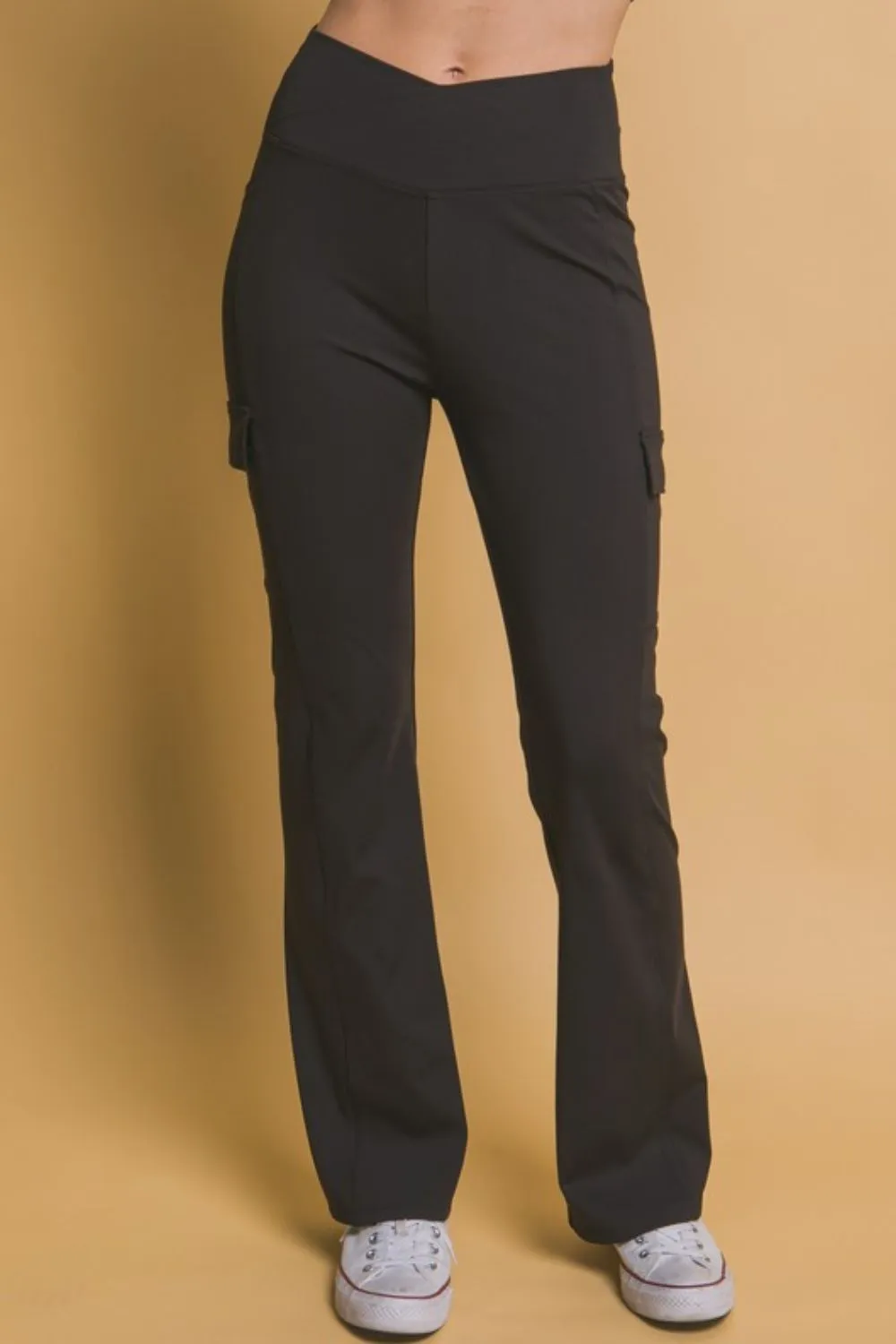 Flared Cargo Leggings