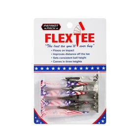 FlexTee Flexible Golf Tees - 8 Pack - Multi Heights