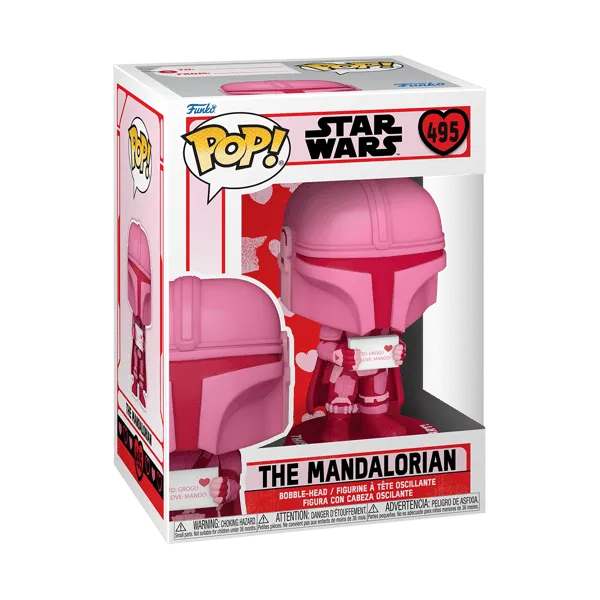 FUNKO POP! STAR WARS: VALENTINES - THE MANDALORIAN