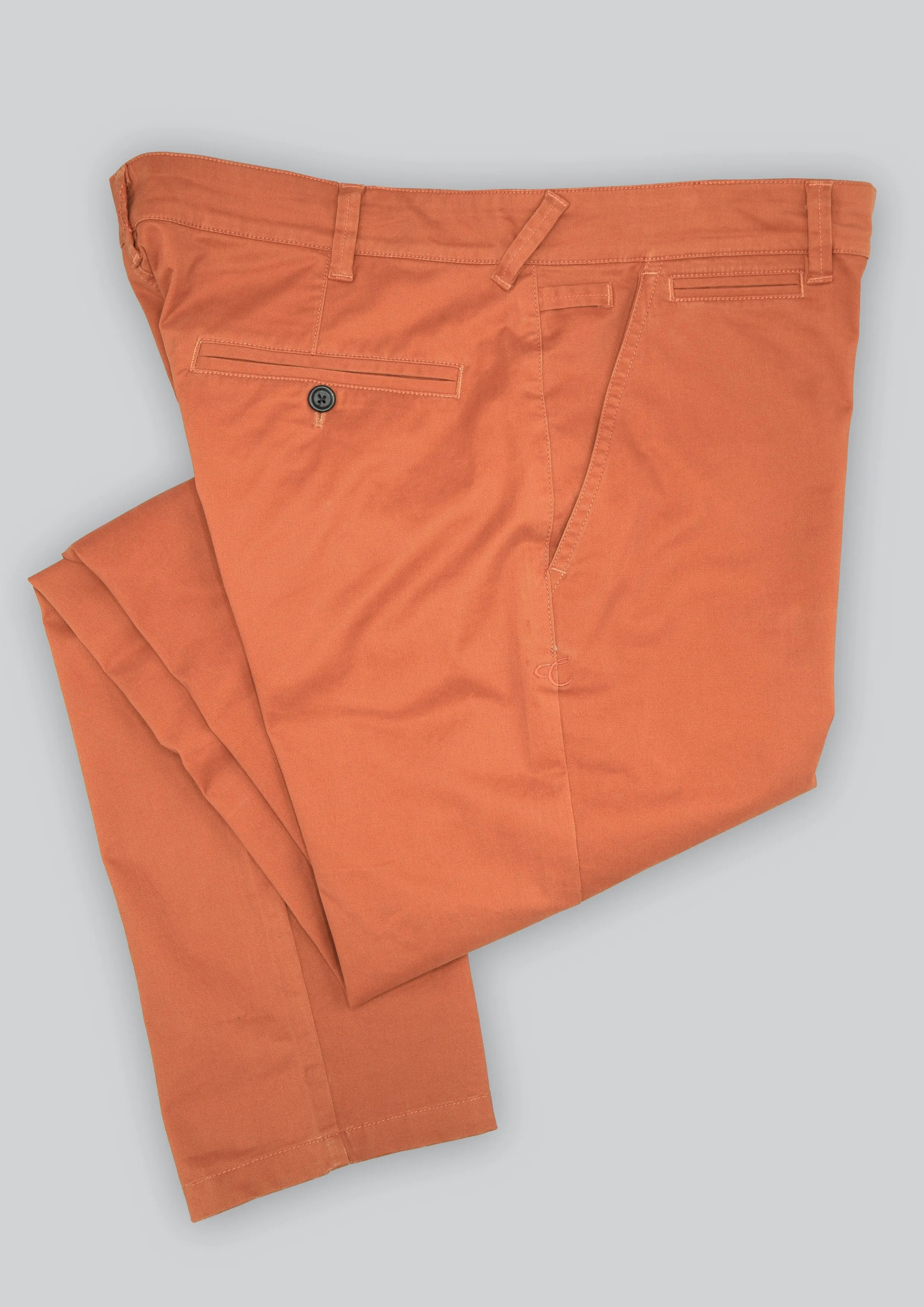 Hastin Brushed Cotton Chino: Embers