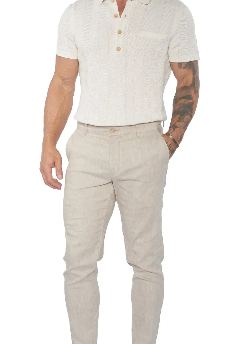 Havana Comfort Linen Slim Pants