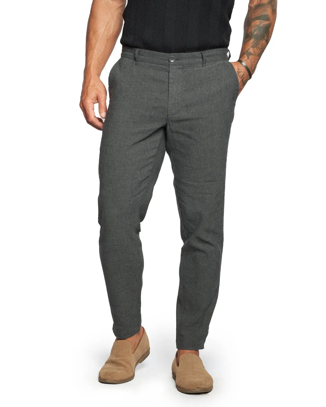 Havana Comfort Linen Slim Pants