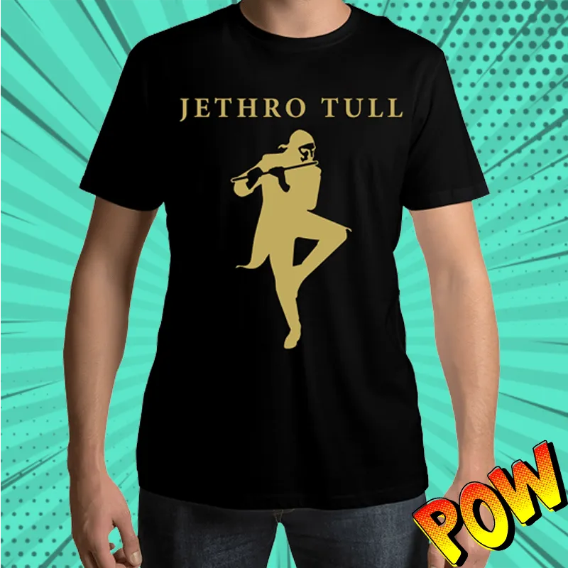 Jethro Tull Silhouette Black T Shirt