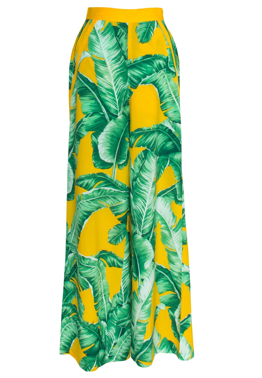 Jungle - Yellow Palm Pants (Yellow)