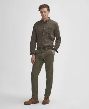 Moleskin Tailored Trousers - Dark Olive