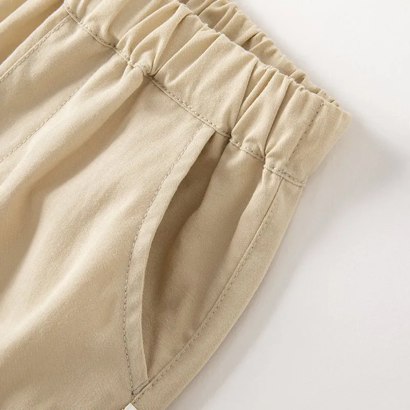 Shooting Rocket Boy Beige Cargo Pants