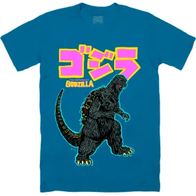 THE RETURN OF GODZILLA: '80s PROMO MERCH - T-SHIRT (RETRO BLUE)