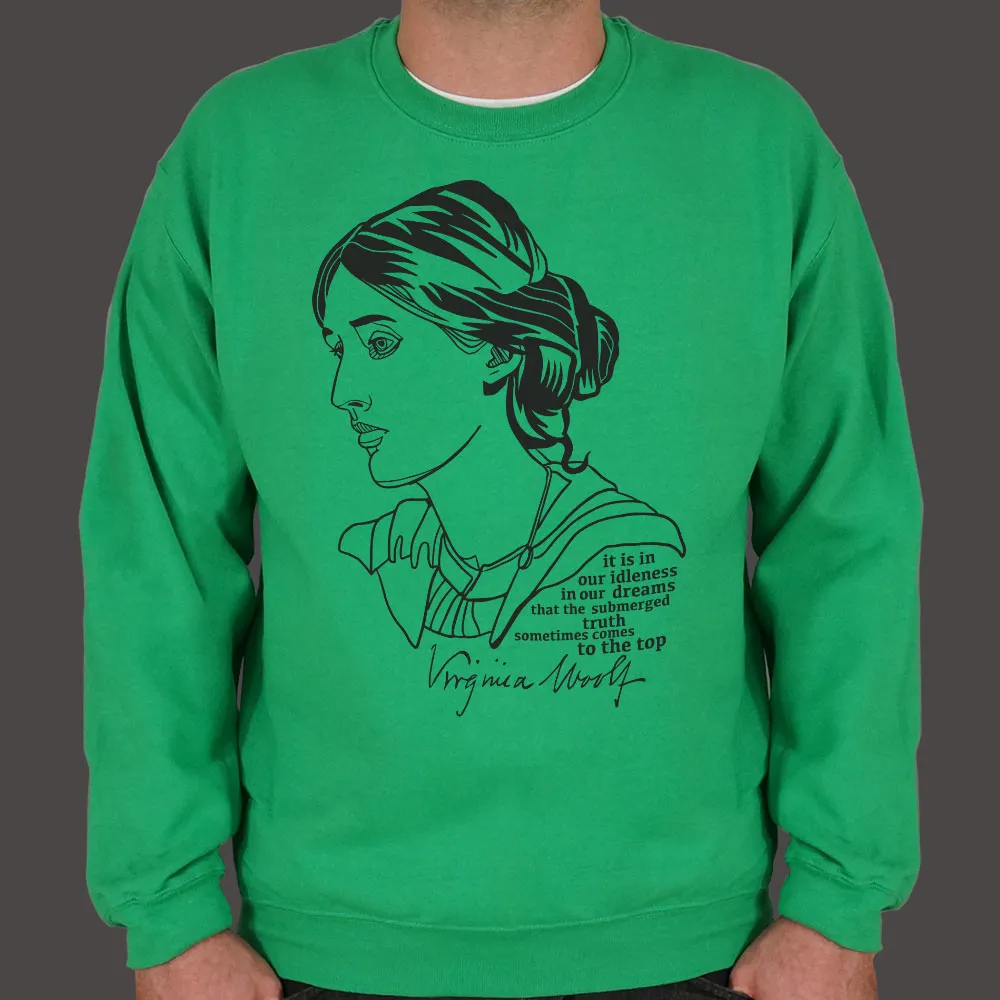 Virginia Woolf Quote Sweater (Mens)